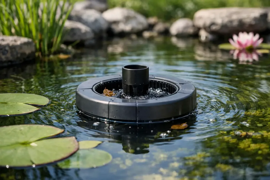 Skimmer voor vijveroppervlak voor helder water