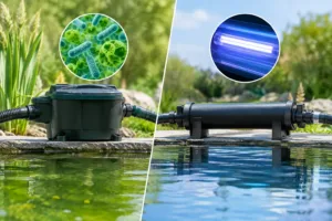 Biologische algenbestrijder versus UV-clarifier
